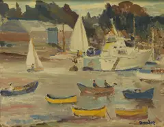 Untitled by Ronald Ossory Dunlop, oil on canvas 40 x 50cm, sold Oct 2025