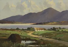 Rowland Hill, Untitled, oil on canvas laid on board 30 x 43cm Provenance: With Deighton's Strand Gallery