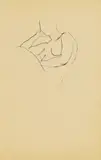 Edward Burra, Untitled, Female nude pen and ink 42 x 26cm Provenance: With Abbott and Holder Ltd.