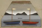 Simon Laurie, Untitled, mixed media and wood 22 x 33cm