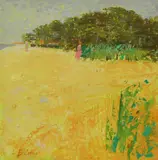Lionel V. Bulmer, Untitled, oil on board 30.5 x 30.5cm Provenance: With Messum's