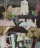 George Large, Untitled, watercolour 55 x 44.5cm