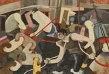 George Large, Untitled, watercolour over pencil 43 x 62.5cm Exhibited: The Mall Galleries