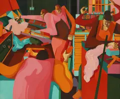 George Large, Untitled, oil on canvas 69 x 81cm