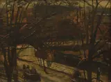 Carel Weight, Untitled, oil on canvas board 30 x 38cm