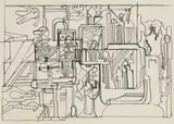 Eduardo Paolozzi, Untitled, Untitled pencil