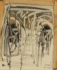 Roy Turner Durrant, Untitled, watercolour 41 x 34cm