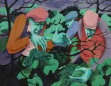 George Large, Untitled, oil on board 50 x 64cm