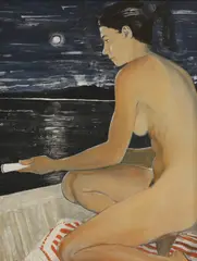 Gerald Benney, Untitled, oil on board 97 x 75cm