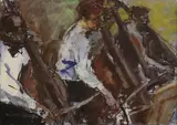 William Selby, Untitled, oil on canvas laid on board 30 x 40cm