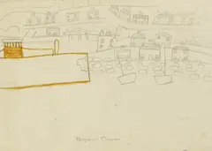 Bryan Pearce, Untitled, pencil and watercolour 24.5 x 34cm