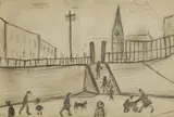L. S. Lowry, Untitled, pencil 13.5 x 19cm Provenance: With Henry Donn Fine Art Dealers