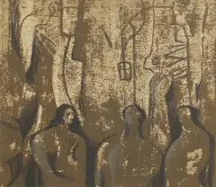 Untitled by Henry Moore, 1981 ( CGM 627) lithograph in colours, sold Oct 2025