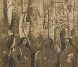 Henry Moore, Untitled, 1981 ( CGM 627) lithograph in colours