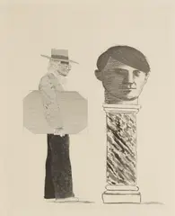 David Hockney, Untitled, 'The Student' from 'Homage to Picasso' (S. A.C 153; MCA Tokyo 143) etching and aquatint