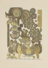 Untitled by Eduardo Paolozzi, 'Ciao Picasso' screenprint in colours, sold Oct 2025