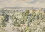 Ethelbert White, Untitled, watercolour over pencil 25 x 35cm