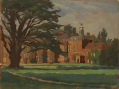 Untitled by Ethelbert White, oil on board 27 x 35.5cm, sold Oct 2025