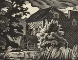 Ethelbert White, Untitled, 'Netley Mill' woodcut