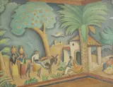 Ethelbert White, Untitled, gouache 54 x 65cm