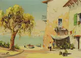 Cecil Rochfort D'Oyly-John, Untitled, oil on canvas 43 x 58cm