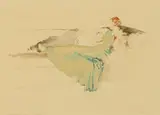 William Russell Flint, Untitled, watercolour 22 x 29cm