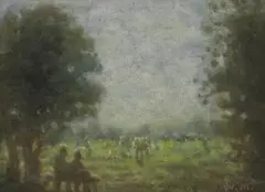 William Mason, Untitled, oil on board 26 x 36cm