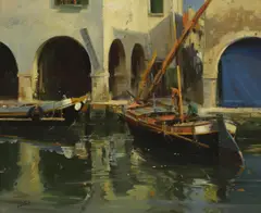 Frank Wootton, Untitled, oil on board 41 x 49cm