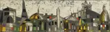 Claude Venard, Untitled, oil on canvas 37.5 x 129cm