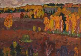 Viktor Templin, Untitled, oil on board 51 x 72cm