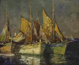 Charles Verbrugghe, Untitled, oil on board 49 x 60cm