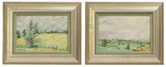 Paul Maze, Untitled, oil on canvas board 12.5 x 17.5cm (2)