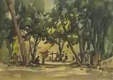 Yong Mun Sen, Untitled, watercolour 27.5 x 38cm