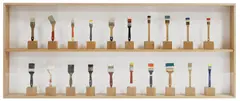 Mitsuru Koga, Untitled, silkscreen and acrylic sculptures
