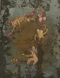 Roberto Matta, Untitled, 1974 etching and aquatint in colours