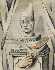 John Banting, Untitled, oil on canvas 60.5 x 47.5cm