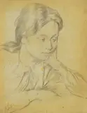 Edna Clarke Hall, Untitled, pencil 21 x 17cm Provenance: With New Grafton Gallery