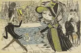 Betty Swanwick, Untitled, pen and ink and watercolour 21 x 30cm