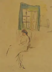Edna Clarke Hall, Untitled, watercolour 26 x 18.5cm Provenance: With New Grafton Gallery