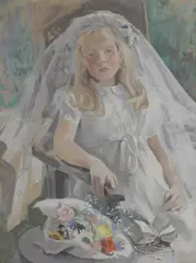 Frances Kelly, Untitled, oil on canvas 89.5 x 64cm Provenance: The artist’s daughter Johanna (Jane) Boland