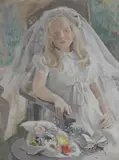 Frances Kelly, Untitled, oil on canvas 89.5 x 64cm Provenance: The artist’s daughter Johanna (Jane) Boland