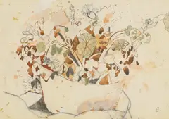 Gwyneth Johnstone, Untitled, watercolour and gouache 20 x 28.5cm