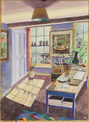 Joan Warburton, Untitled, watercolour 74 x 54cm
