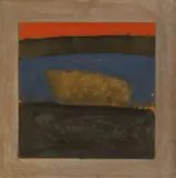 Gwen Leitch Harris, Untitled, oil on card 29 x 29cm