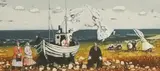 Karolina Larusdottir, Untitled, 'Planning the Journey' etching and aquatint in colours