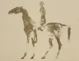 Elisabeth Frink, Untitled, 1970 (Wiseman 40) lithograph sheet 26 x 32.5cm