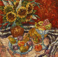 Nadezhda Stupina, Untitled, oil on canvas 84 x 84cm