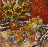 Nadezhda Stupina, Untitled, oil on canvas 84 x 84cm