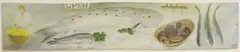 Tessa Newcomb, Untitled, oil on board 9 x 45.5cm