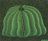 Yayoi Kusama, Untitled, 'Pumpkin' (Green) lithograph in colours